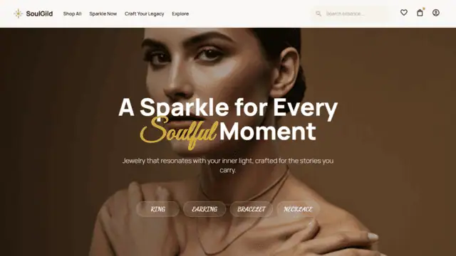 YHDEV E-commerce Portfolio - Luxury Retail Concept